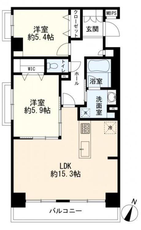 間取り ２ＬＤＫ