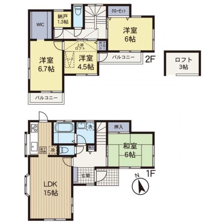 間取り 【間取り】ただいまリフォーム中ですがイメージできる物件のご案内もできます。