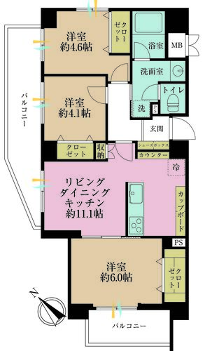 高井戸東パーク・ホームズの物件画像