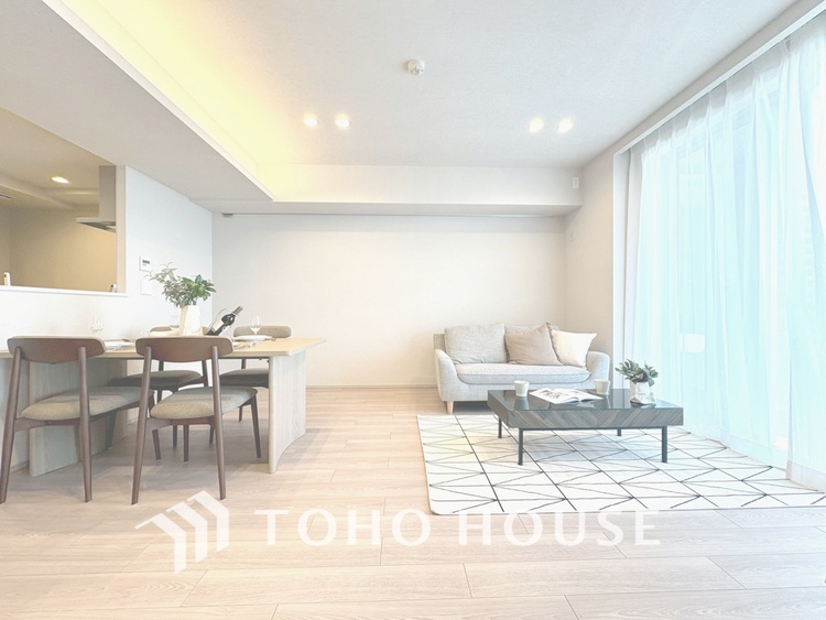 内装 【LIVING】◆simple is best◆無駄のない綺麗なつくりのリビングルームであなただけの暮らしを。