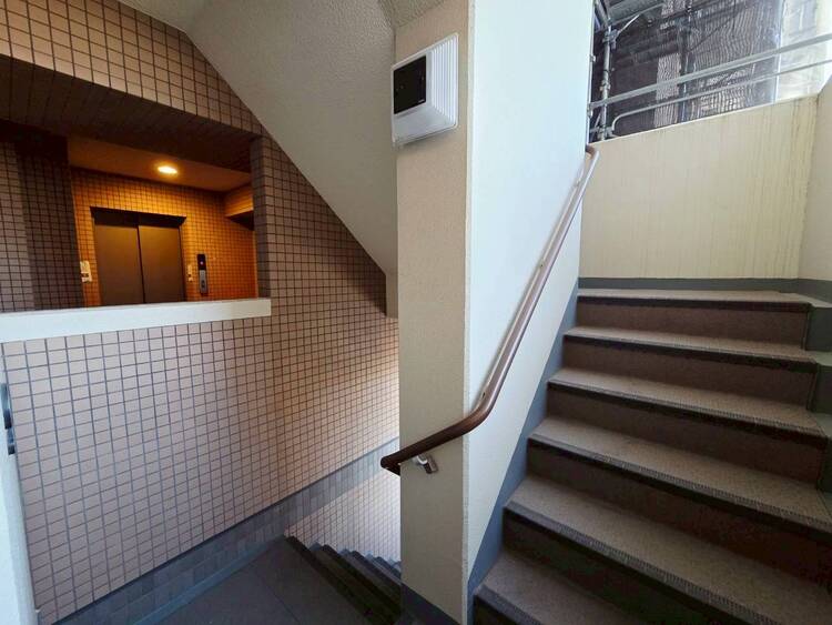 その他 共用部の階段です。明るく清潔に管理されています。