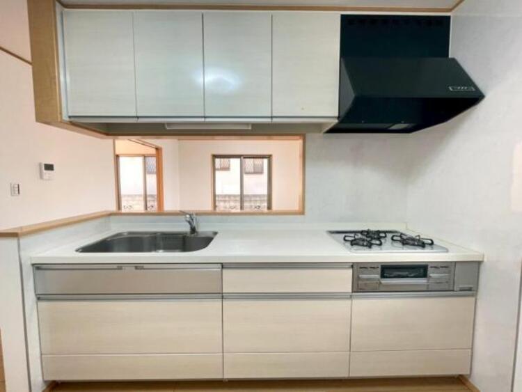 キッチン 作業スペースがしっかりあり毎日のお料理が快適なキッチンです