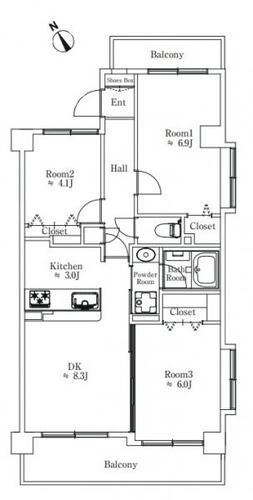 中山ダイヤモンドマンションの物件画像