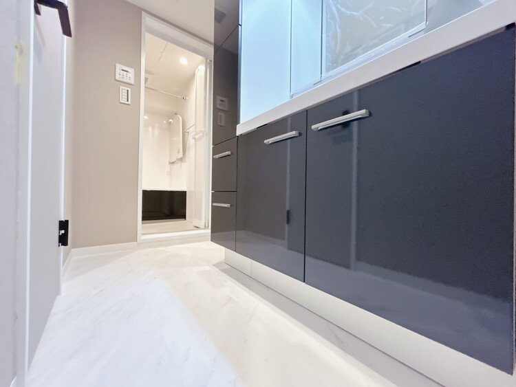 その他 十分な広さの脱衣所。