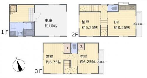 神奈川区三枚町　中古一戸建ての物件画像