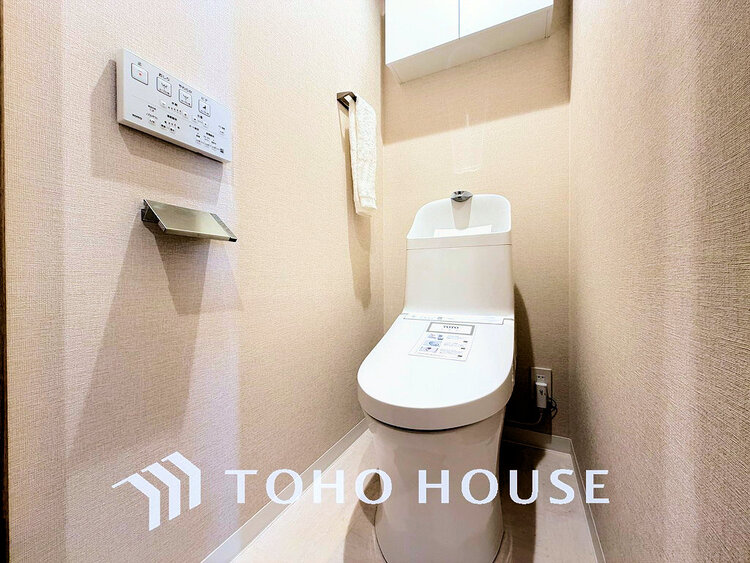 トイレ トイレには快適な温水洗浄便座付