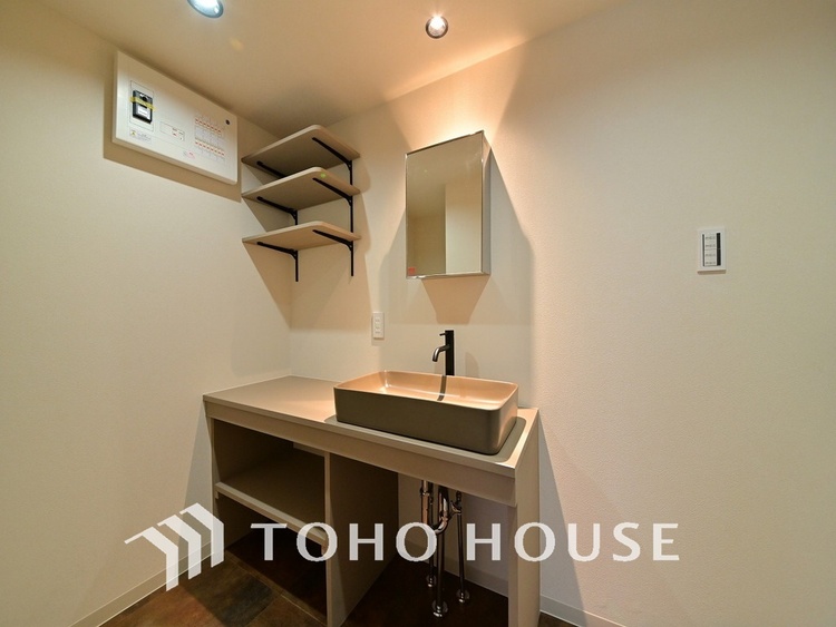 洗面 新規設置の洗面化粧台