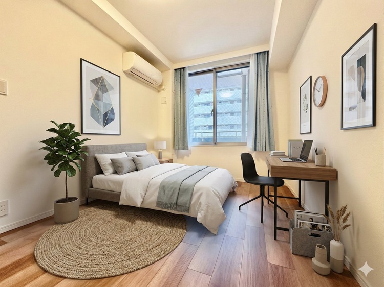 内装 ＊配置してある家具や小物はCGによるイメージ画像です。快適に新生活をお送り頂けます。