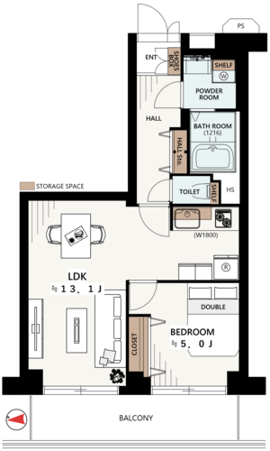 青木橋スカイハイツ(204)の物件画像