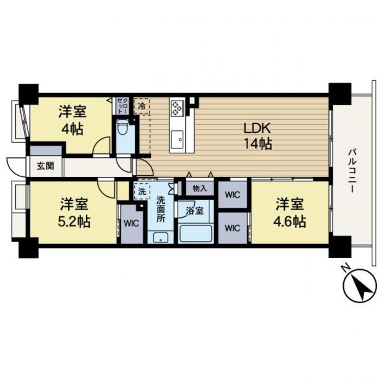 間取り 【間取り】リフォーム完了したお部屋になります。中をご案内いたしますのでお気軽にお問い合わせください！