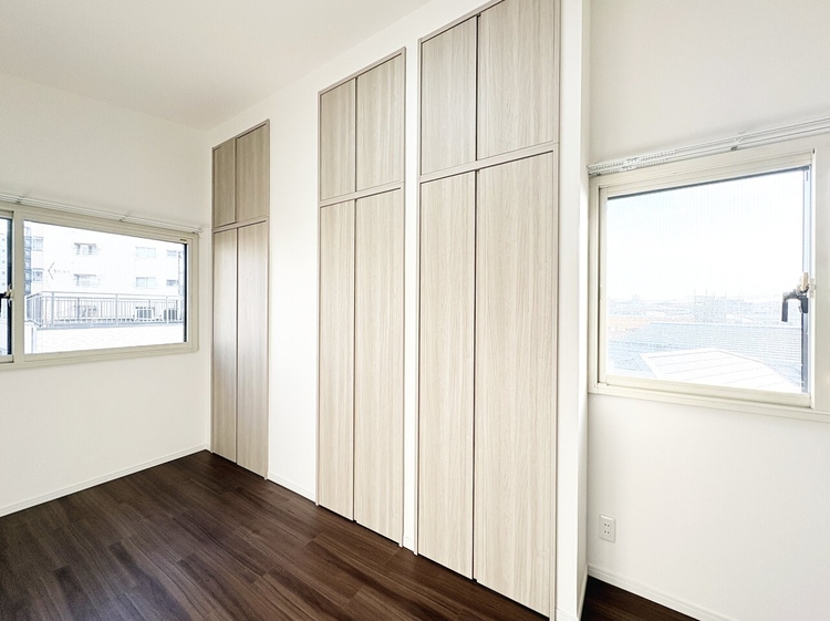 収納 居室にはクローゼットがあり、荷物もスッキリ収納して快適にお過ごしいただけます。