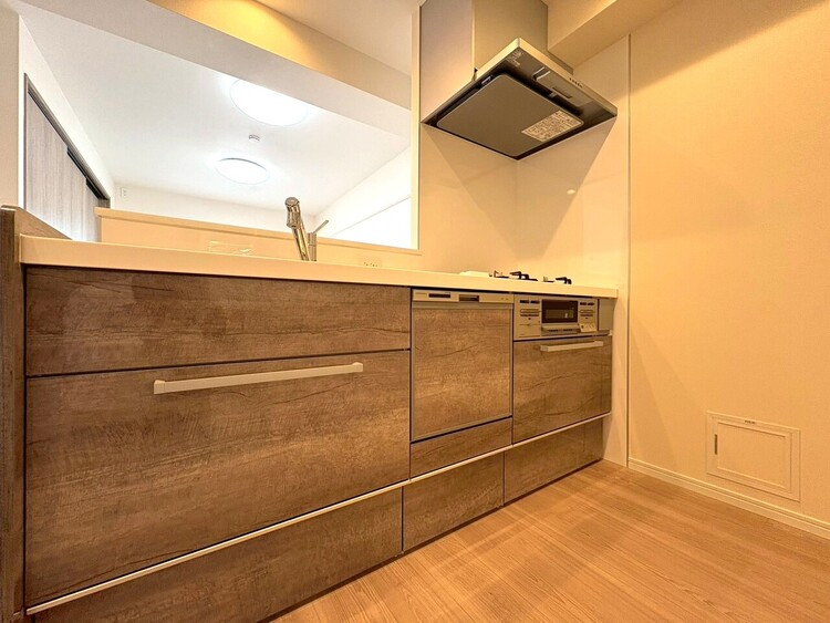 キッチン 洗練されたスタイリッシュなデザイン性と使いやすさを備えた仕様。