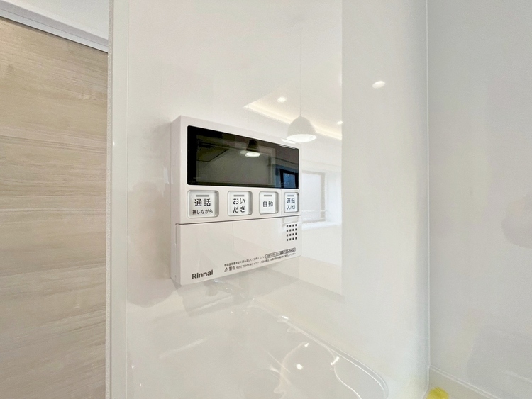 設備 見やすい画面で操作しやすい給湯パネルです。