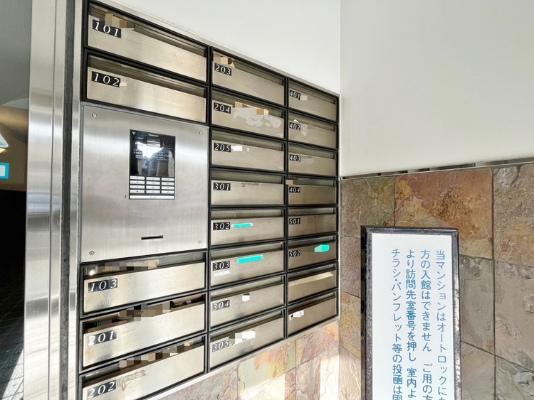 その他 郵便物を受け取るための郵便受けも、きちんと管理されています。