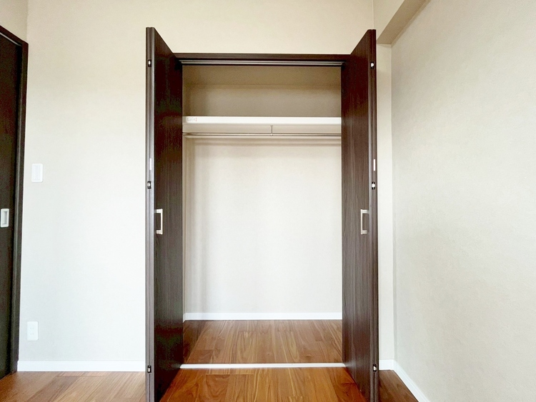 収納 居室にはクローゼットがあり、荷物もスッキリ収納して快適にお過ごしいただけます。