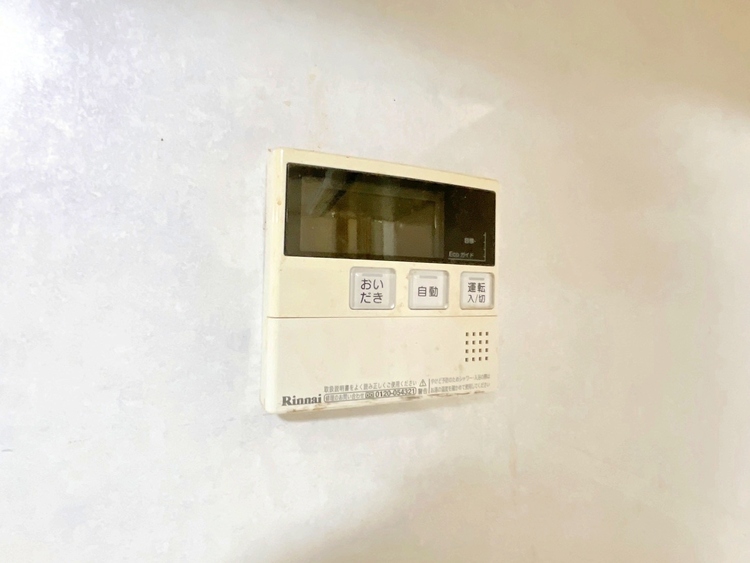 設備 見やすい画面で操作しやすい給湯パネルです。