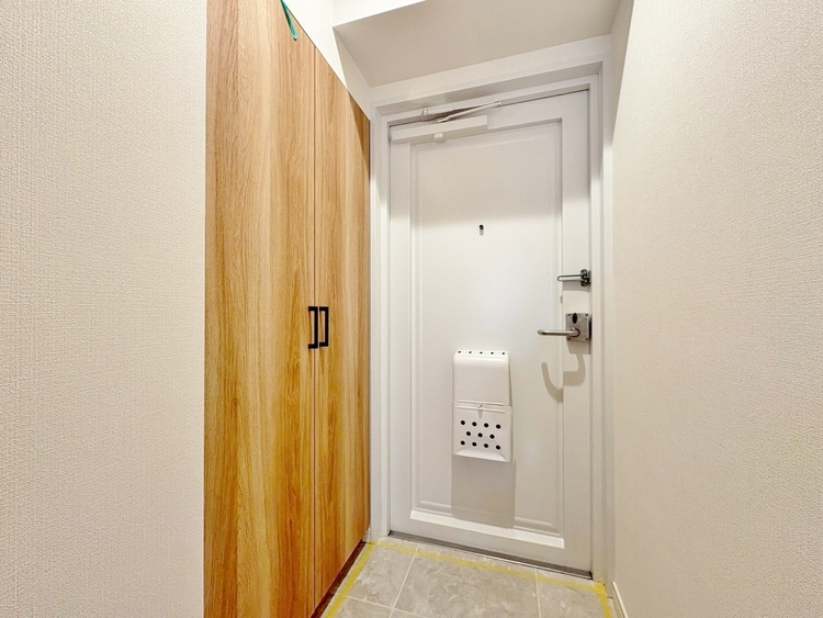 玄関 シューズボックスを完備した玄関です。