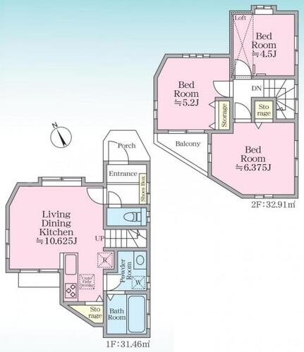 ベルテックスリバース六ツ川４丁目　中古一戸建ての物件画像