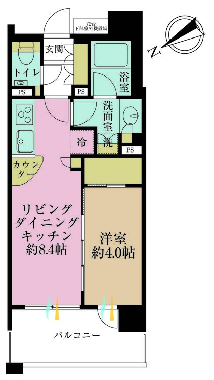 その他 1LDK、専有面積32.23m2、バルコニー面積7m2