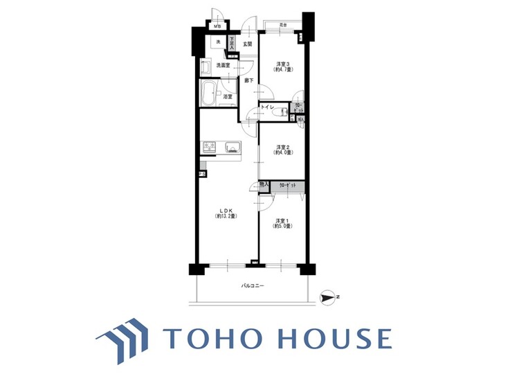 間取り 【Floor Plan】数字ではなく、ここから始まる暮らしの設計図。それぞれの時間と、重なり合う時間。動線や家具配置までイメージしやすい整った間取りです。