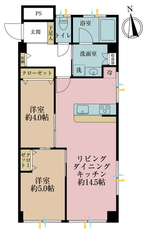 その他 2LDK、専有面積61.56m2