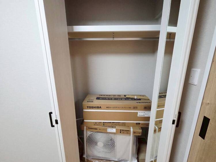 その他 収納スペースが付いていて、お部屋を広く使っていただけます。