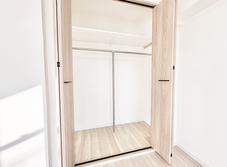 収納 居室にはクローゼットがあり、荷物もスッキリ収納して快適にお過ごしいただけます。