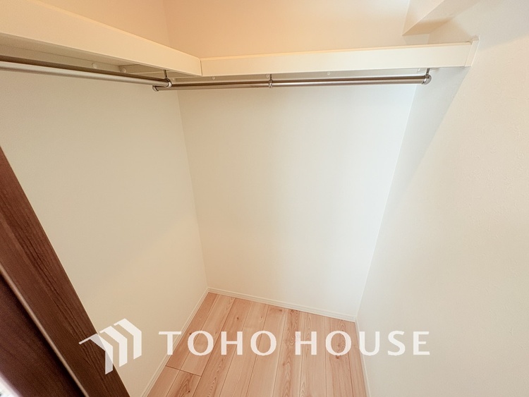 収納 衣類がたくさん収納できる人気の「ウォークインクローゼット」全居室に完備