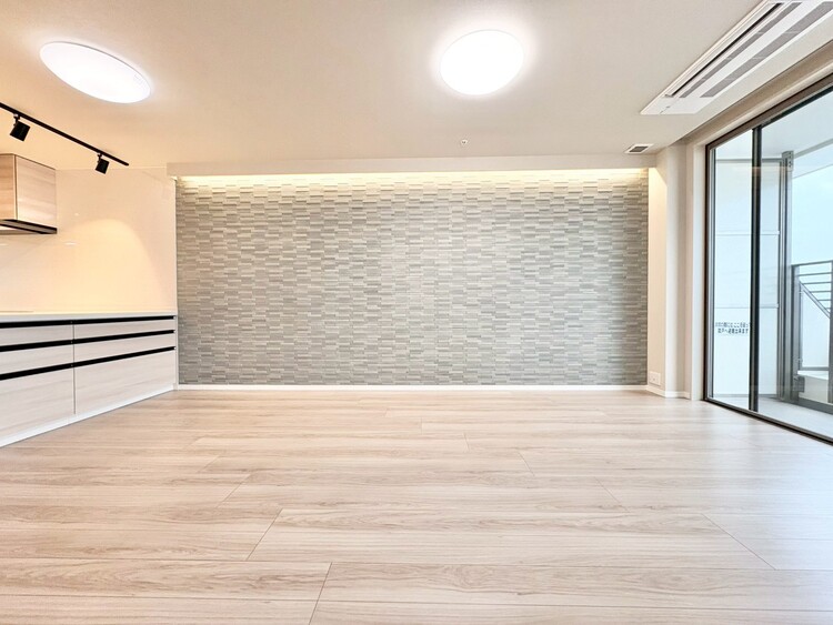 居間 豊かな居住性と、安心感を満たすクオリティが見事に調和した住空間。