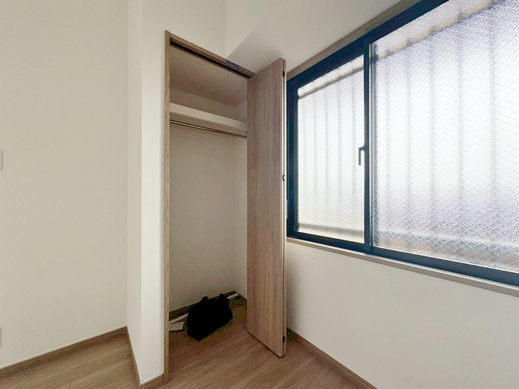 収納 居室にはクローゼットがあり、荷物もスッキリ収納して快適にお過ごしいただけます。