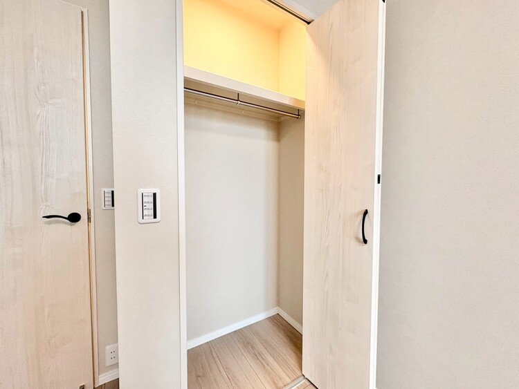 収納 居室にはクローゼットがあり、荷物もスッキリ収納して快適にお過ごしいただけます。