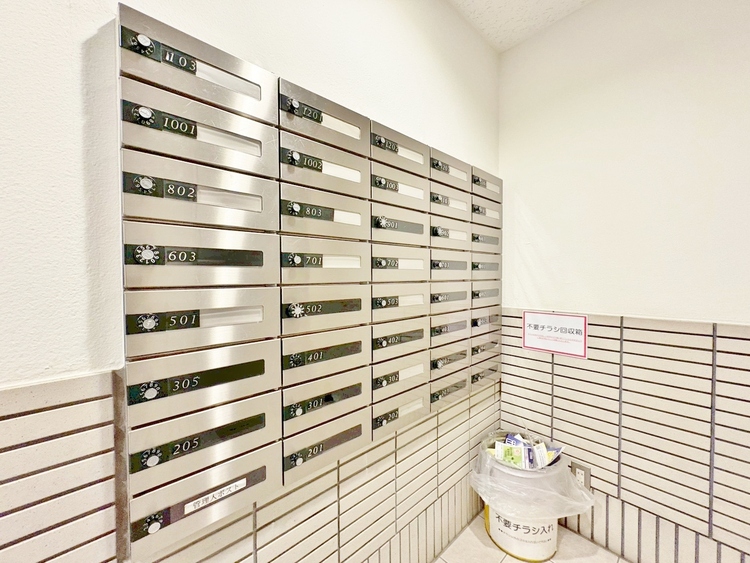 設備 郵便物を受け取るための郵便受けも、きちんと管理されています。