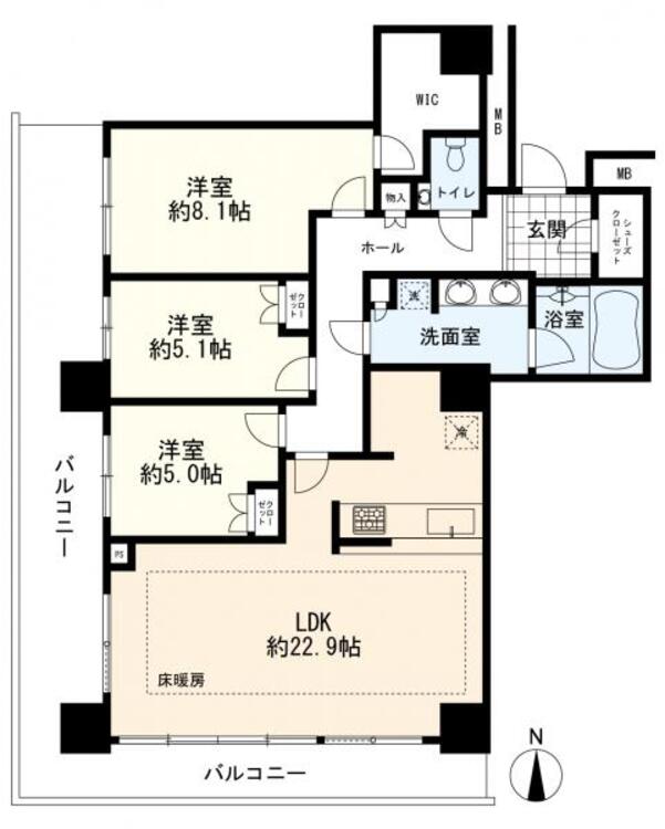 間取り ３ＬＤＫ