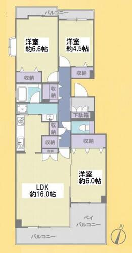 パークシティ新川崎東三番街Ｆ号棟の物件画像