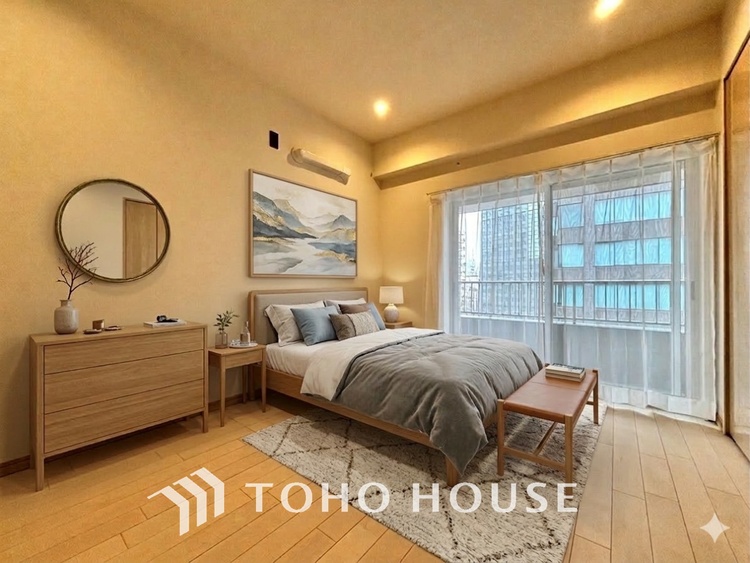 内装 ＊配置してある家具や小物はCGによるイメージ画像です。感性を育むプライベートルームはシンプルでスマートな空間。好みの空間で読書をしたり、音楽を聞いたりと一人の時間も充実したものにできます。