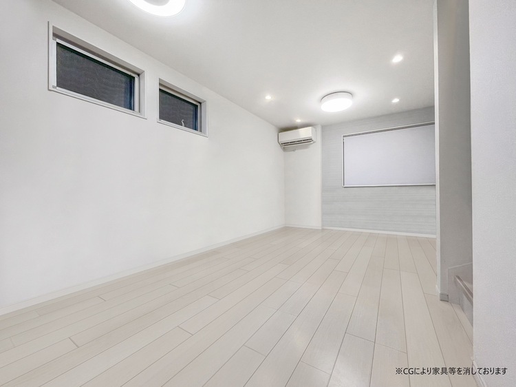 居間 （CG加工写真）「空間が織り成すひとつ先の住み心地」を演出します。