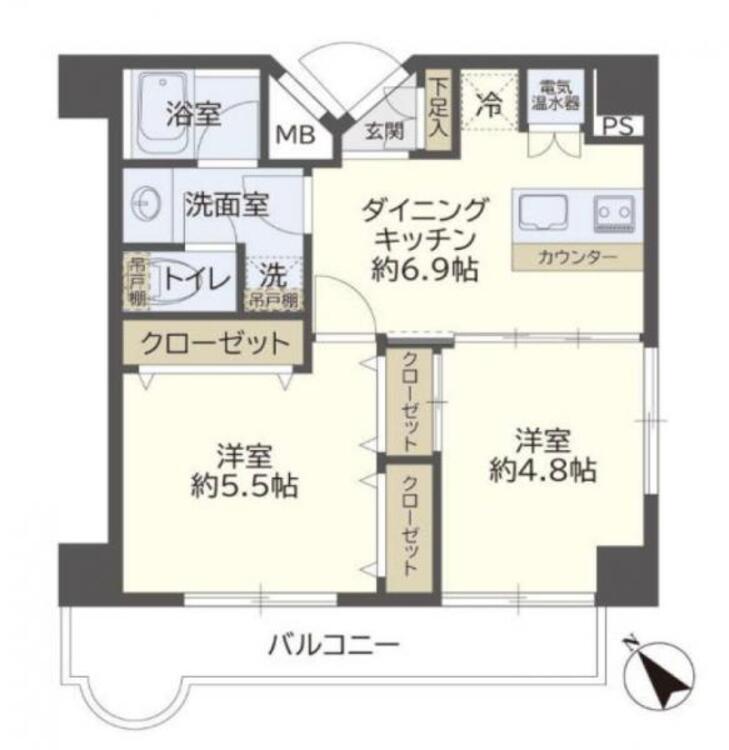 間取り アクセスやお買い物に嬉しい豊田駅徒歩3分
