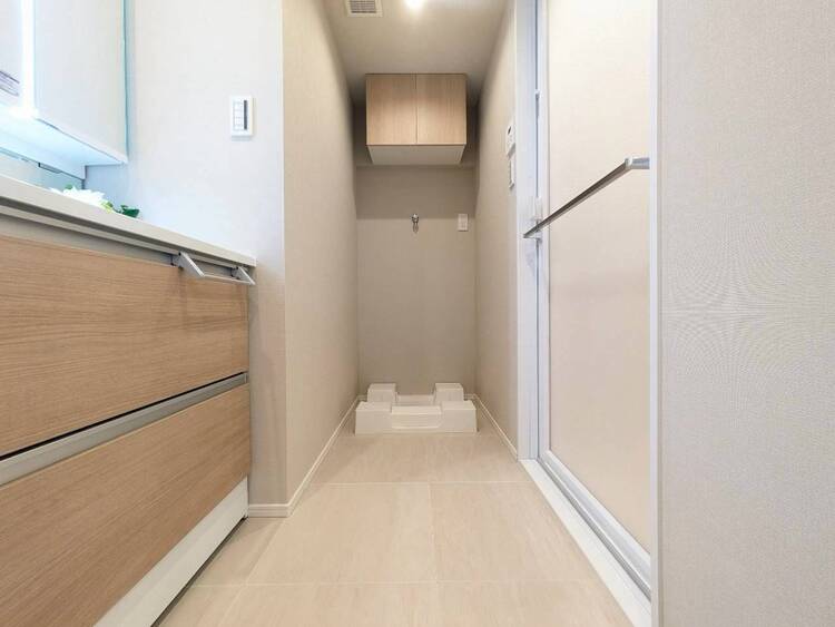 その他 十分な広さの脱衣所。