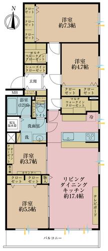 コープ野村練馬氷川台の物件画像