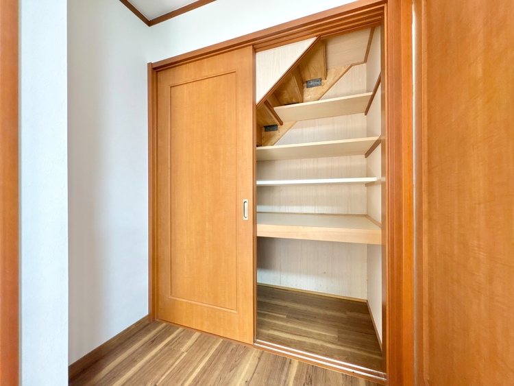 収納 暮らし心地を大きく左右する収納を、適材適所に配置し使い勝手を考慮しました。