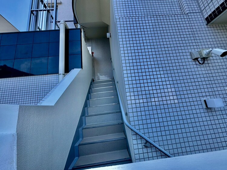 その他 共用部の階段です。明るく清潔に管理されています。