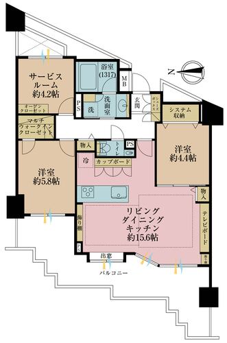 ディアナコート二子玉川園の物件画像