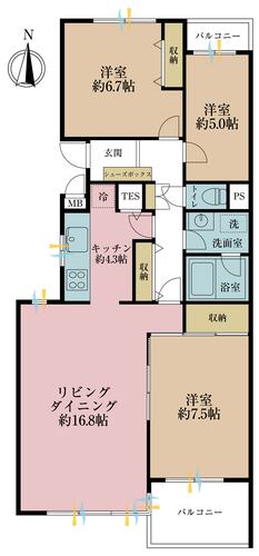 パークシティ溝の口Ｇ棟の物件画像