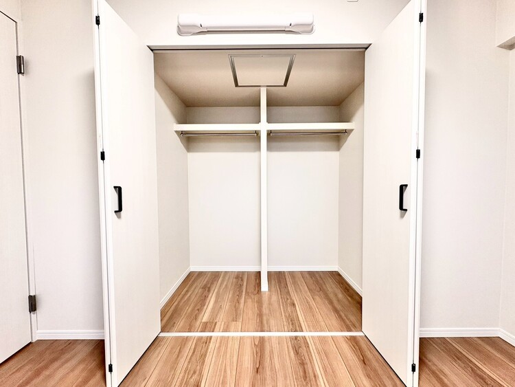 収納 居室にはクローゼットがあり、荷物もスッキリ収納して快適にお過ごしいただけます。