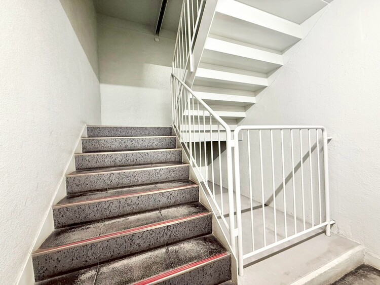 その他 共用部の階段です。明るく清潔に管理されています。