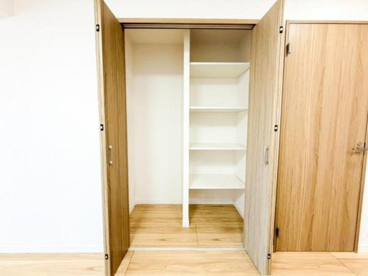 収納 収納がたくさんあるので、物を少なくしてスッキリと！荷物が多くても十分に収まるスペースです！！