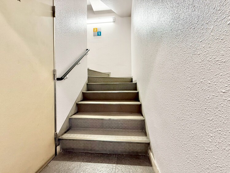 その他 共用部の階段です。明るく清潔に管理されています。