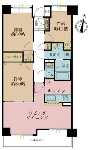 ステイツ武蔵新城市民プラザ通りの物件画像