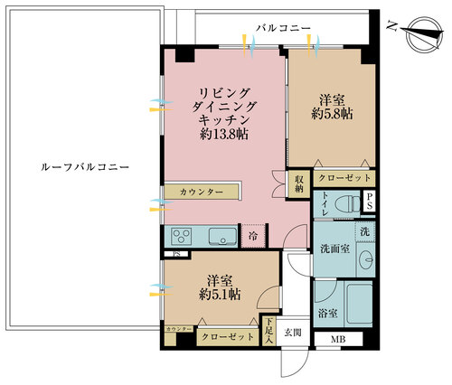 茜グロリアスハイツの物件画像