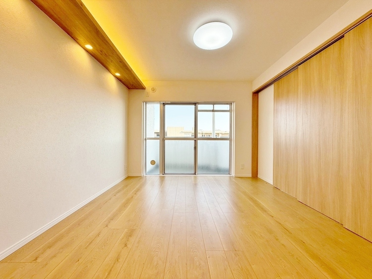 居間 豊かな居住性と、安心感を満たすクオリティが見事に調和した住空間。